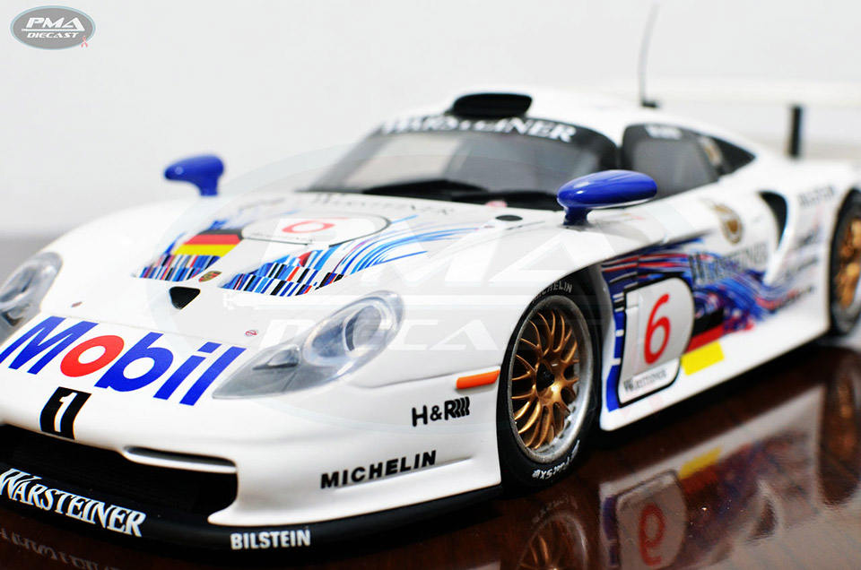 HANS-JOACHIM STUCK, THIERRY BOUTSEN 1997 PORSCHE PORSCHE 911 GT1 EVO 1:18